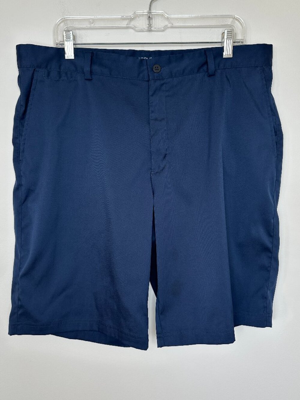 Nike Golf Men's Navy Blue Performance Shorts Flat Front Size 36